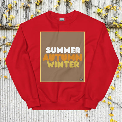 Autumn in Brown Unisex Crew Neck Sweatshirt - Available in Assorted Colors