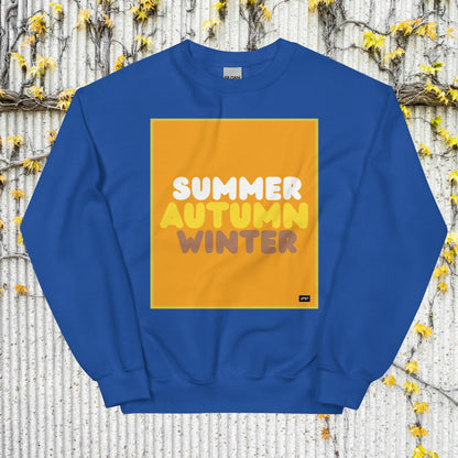Autumn in Orange Unisex Crew Neck Sweatshirt - Available in Assorted Colors