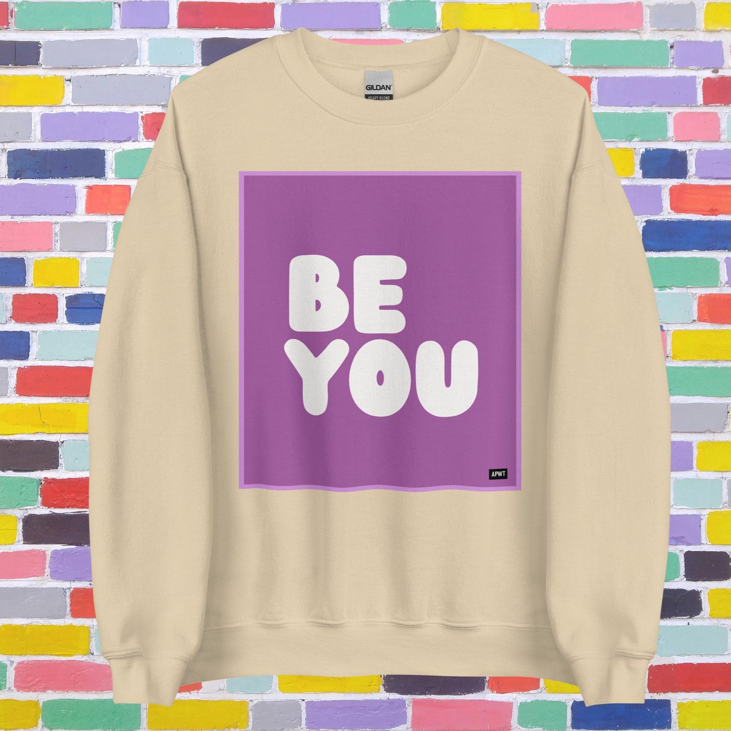 Be You in Purple Unisex Crew Neck Sweatshirt - Available in Assorted Colors