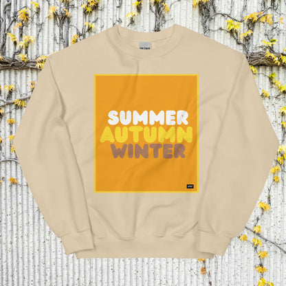 Autumn in Orange Unisex Crew Neck Sweatshirt - Available in Assorted Colors