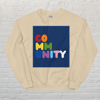 Rainbow Community Unisex Crew Neck Sweatshirt - Available in Assorted Colors
