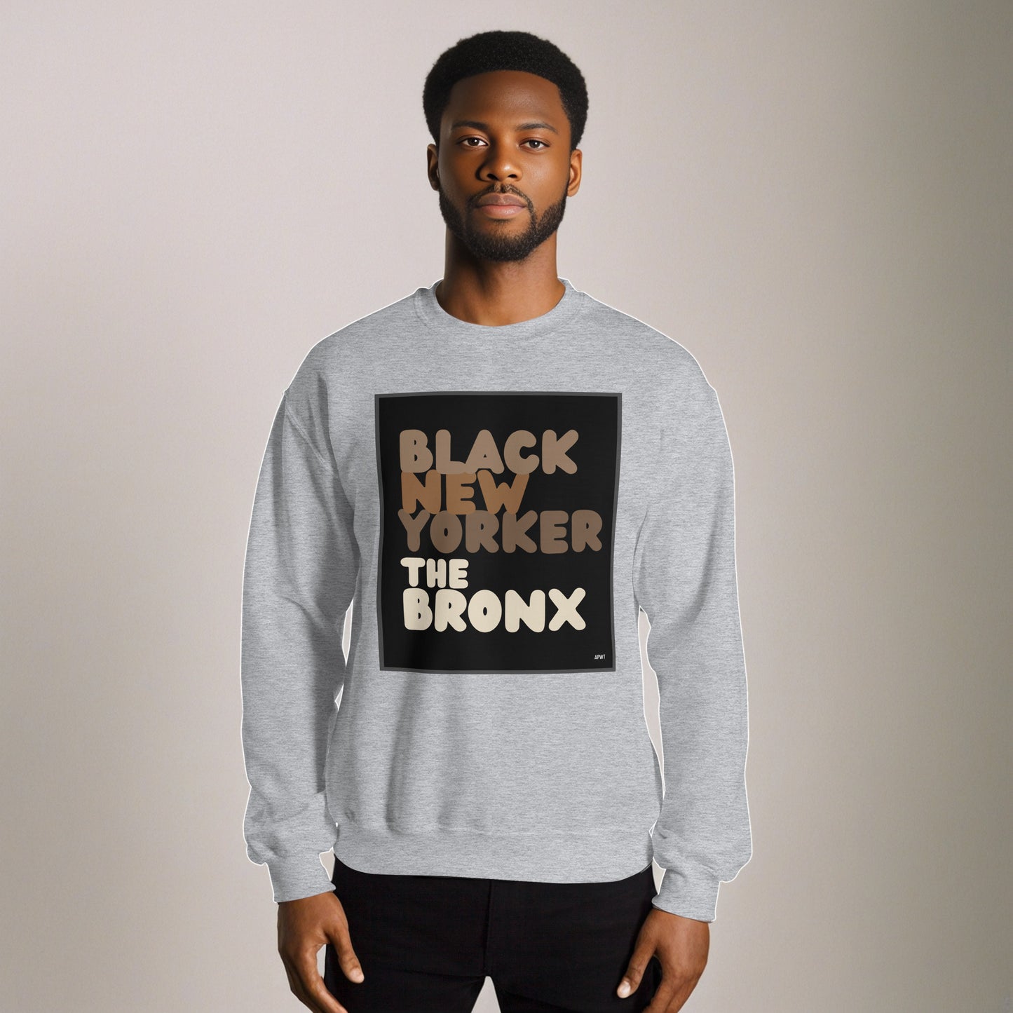 Black New Yorker The Bronx Unisex Crew Neck Sweatshirt - Available in Assorted Colors