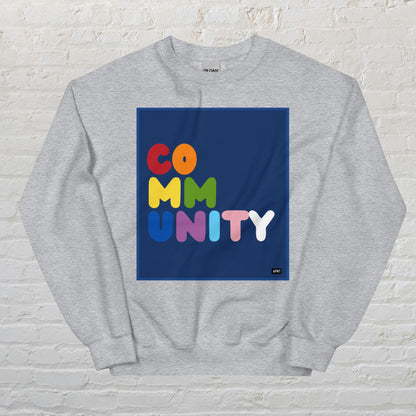 Rainbow Community Unisex Crew Neck Sweatshirt - Available in Assorted Colors