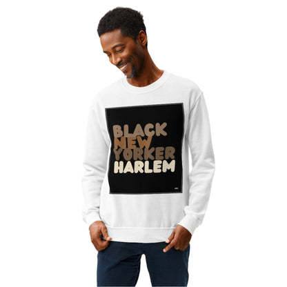 Black New Yorker Harlem Unisex Crew Neck Sweatshirt - Available in Assorted Colors