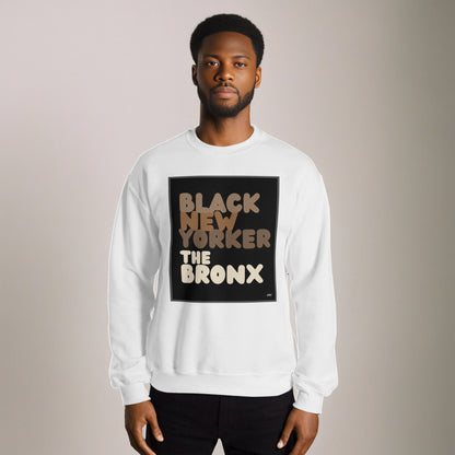 Black New Yorker The Bronx Unisex Crew Neck Sweatshirt - Available in Assorted Colors