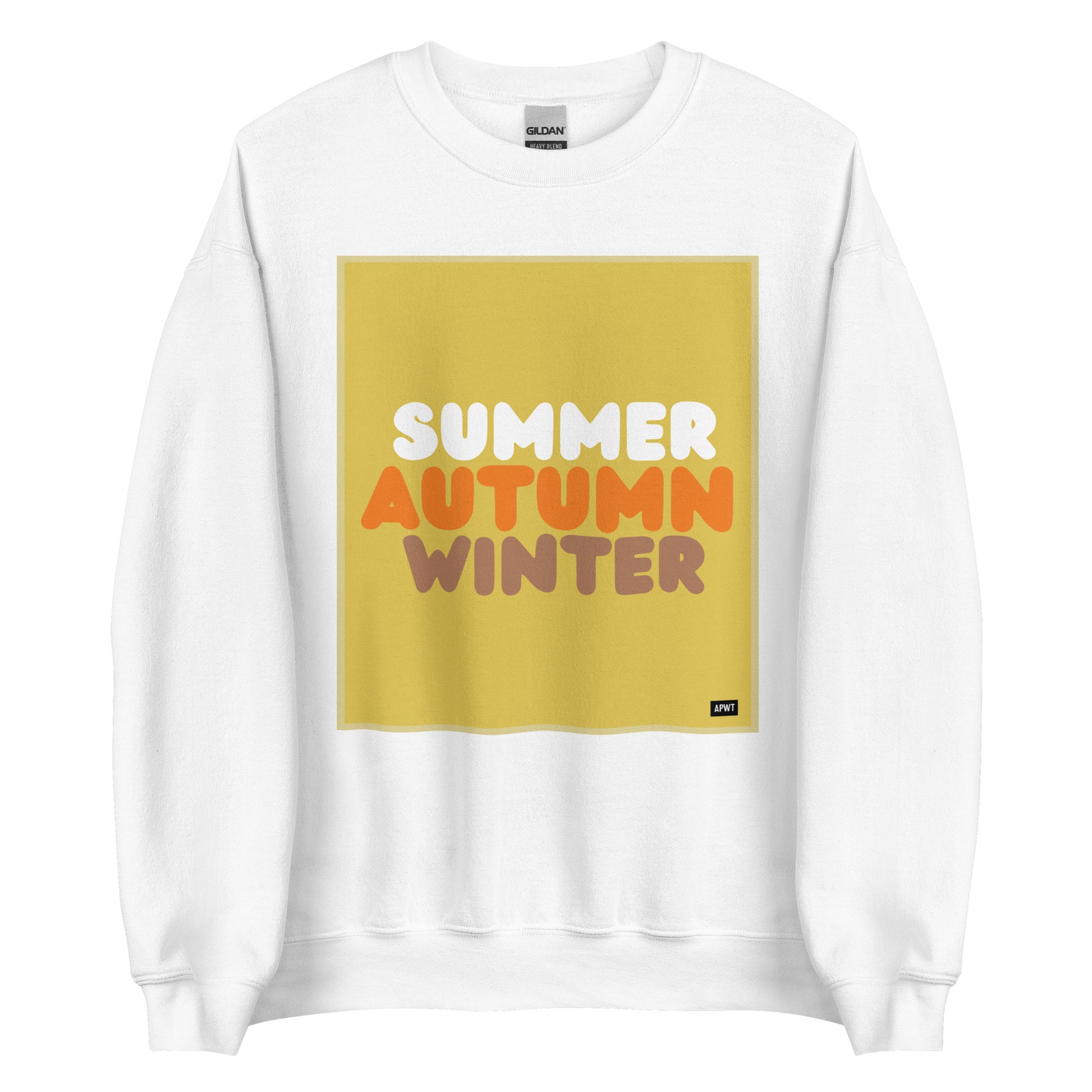 Autumn in Yellow Unisex Crew Neck Sweatshirt - The APWT Gift Shop