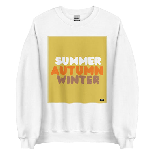 Autumn in Yellow Unisex Crew Neck Sweatshirt - The APWT Gift Shop