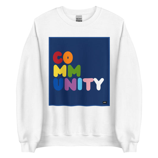 Rainbow Community Unisex Crew Neck Sweatshirt - The APWT Gift Shop