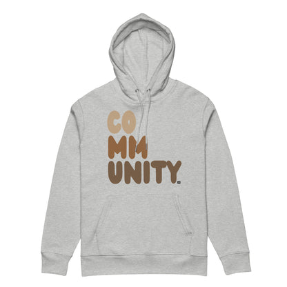 The APWT Gift Shop's Our Community Premium Unisex Hoodie from the Community Collection and the Premium Basics Collection in Grey
