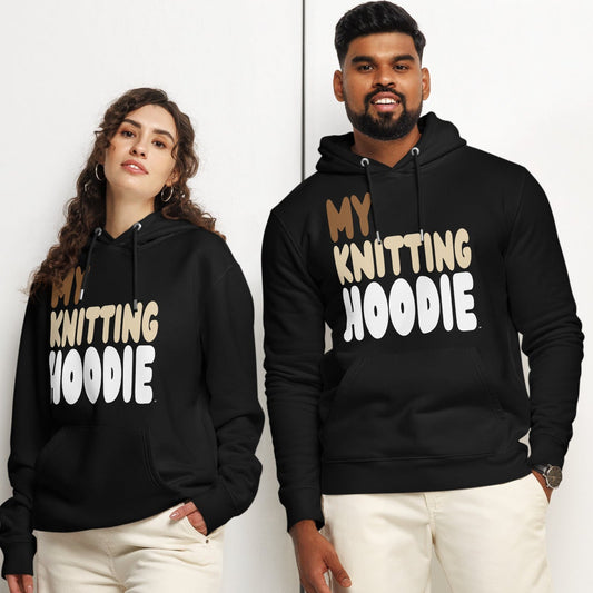 My Knitting Hoodie Premium Unisex Hoodie - The APWT Gift Shop