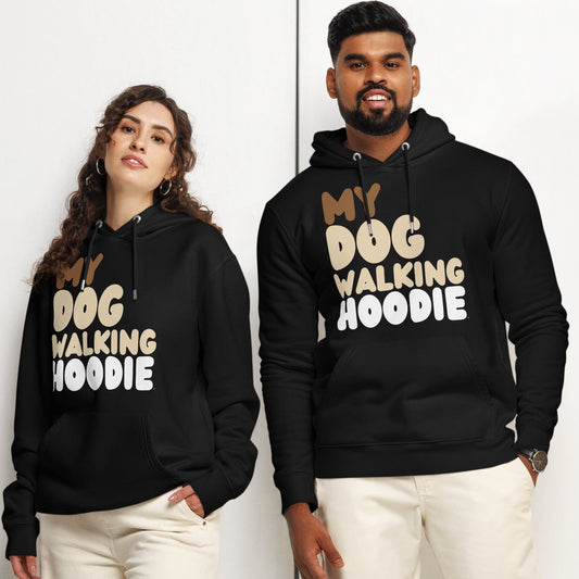 My Dog Walking Hoodie Premium Unisex Hoodie - The APWT Gift Shop