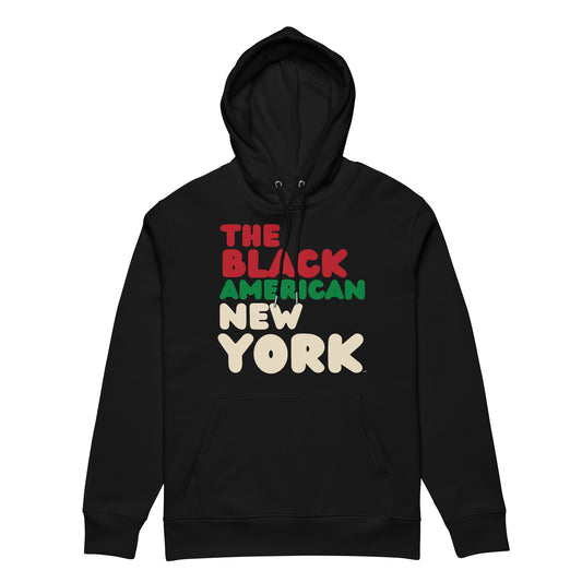The Black American New York Premium Unisex Hoodie - The APWT Gift Shop