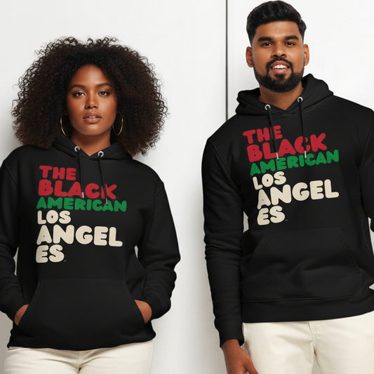The Black American Los Angeles Premium Unisex Hoodie - The APWT Gift Shop
