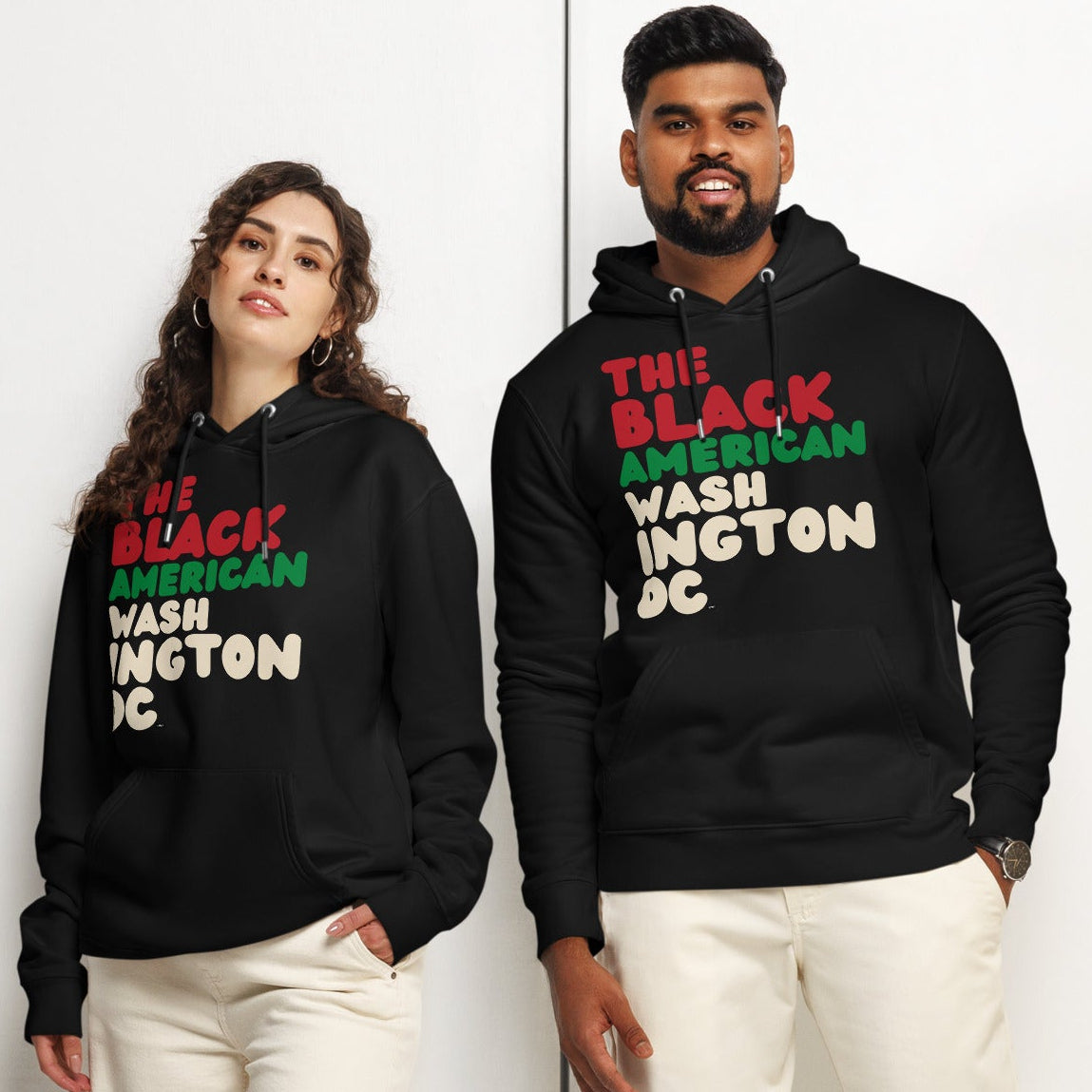 The Black American Washington DC Premium Unisex Hoodie - The APWT Gift Shop