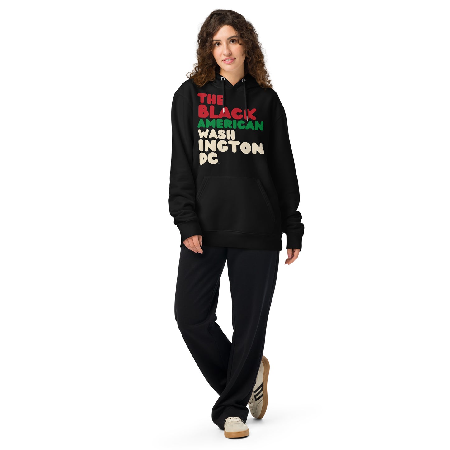 PThe Black American Washington DC Premium Unisex Hoodie - The APWT Gift Shop