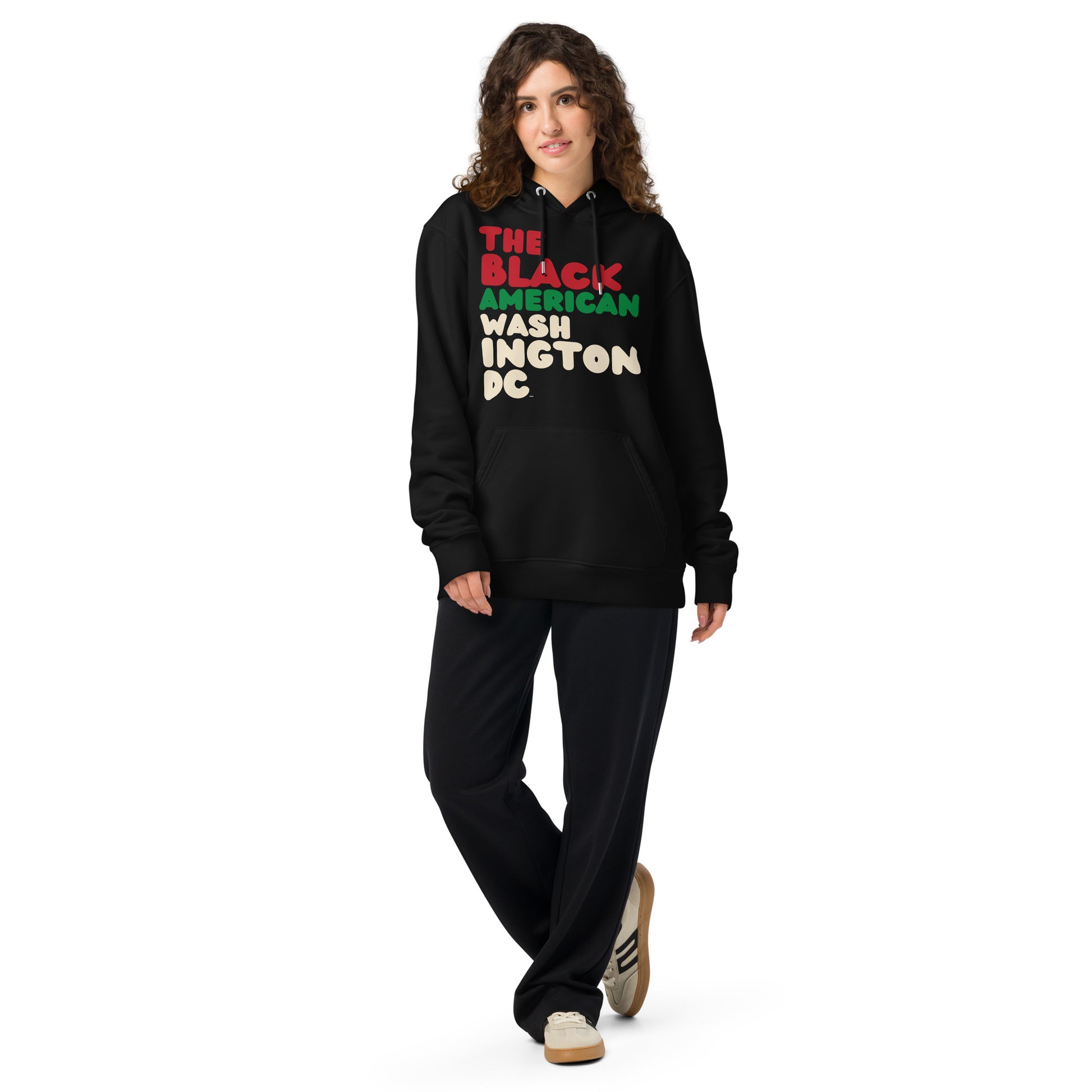 PThe Black American Washington DC Premium Unisex Hoodie - The APWT Gift Shop
