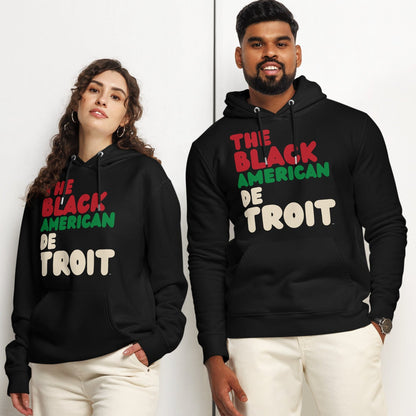 The Black American Detroit Premium Unisex Hoodie - The APWT Gift Shop