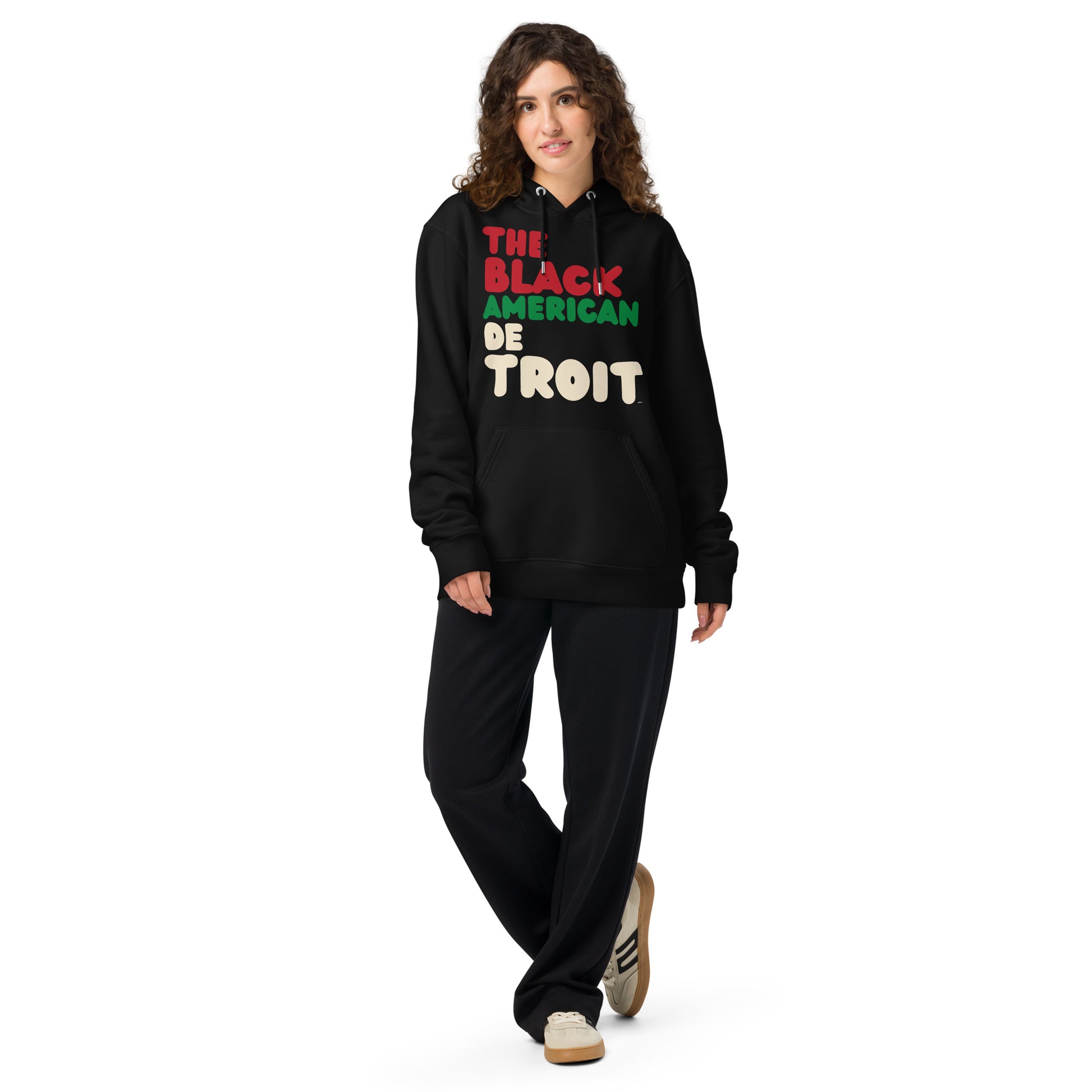 The Black American Detroit Premium Unisex Hoodie - The APWT Gift Shop