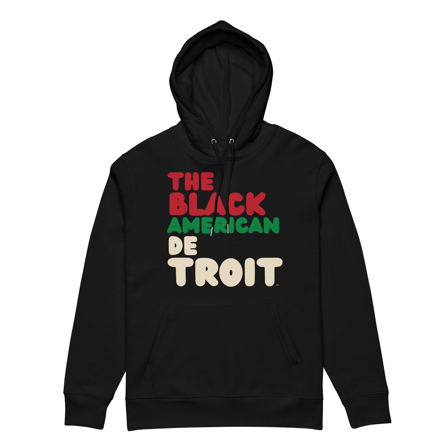The Black American Detroit Premium Unisex Hoodie - The APWT Gift Shop