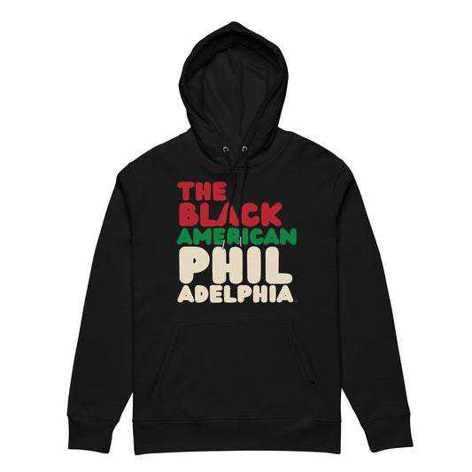 The Black American Philadelphia Premium Unisex Hoodie - The APWT Gift Shop