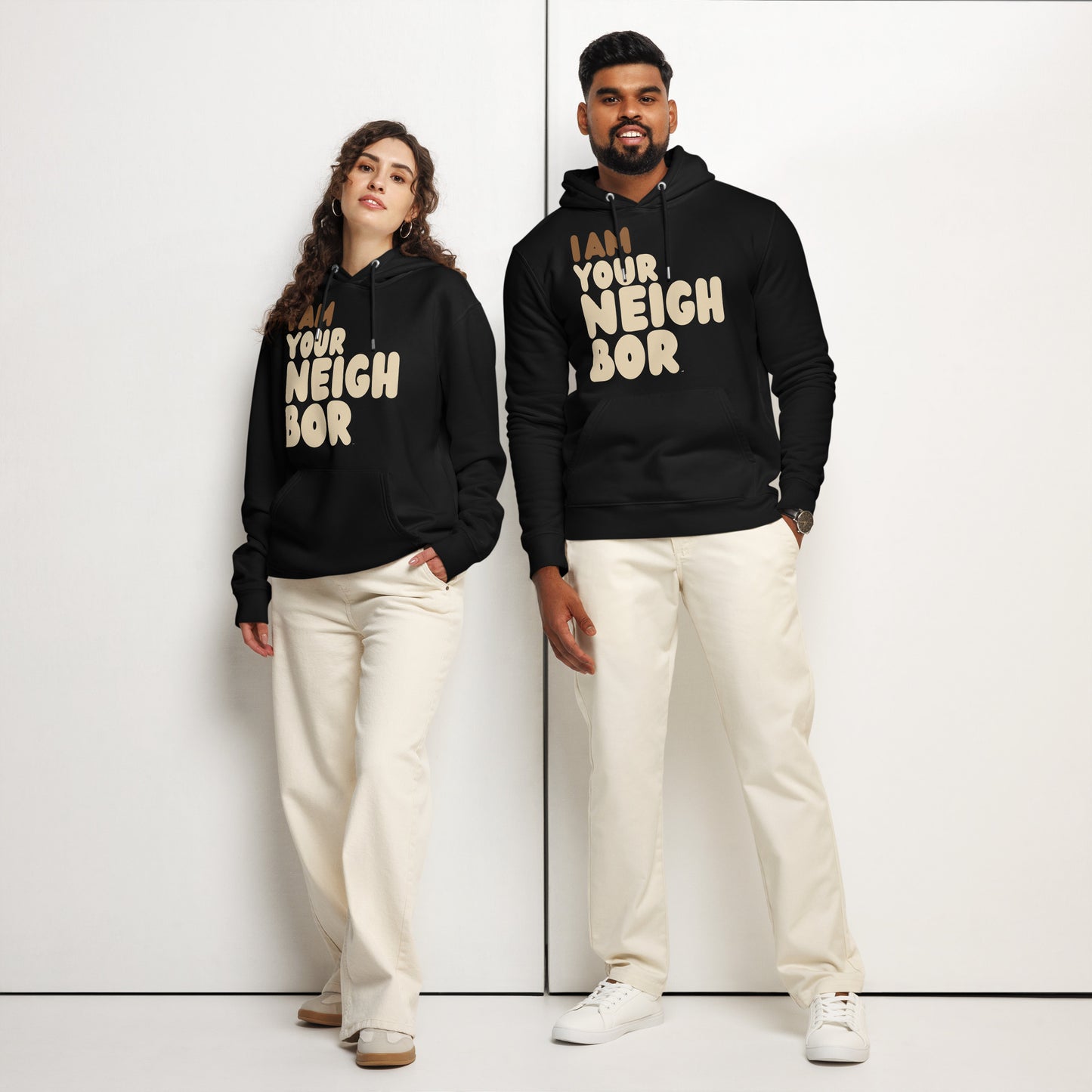 I Am Your Neighbor Premium Unisex Crew Neck Sweatshirt - The APWT Gift Shop