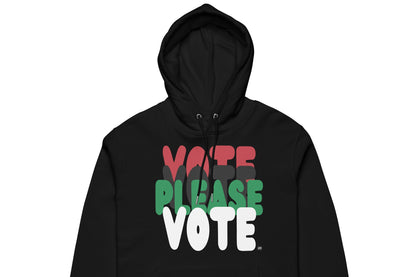 Please Vote in Black Premium Unisex Hoodie - Available in 2 Colors