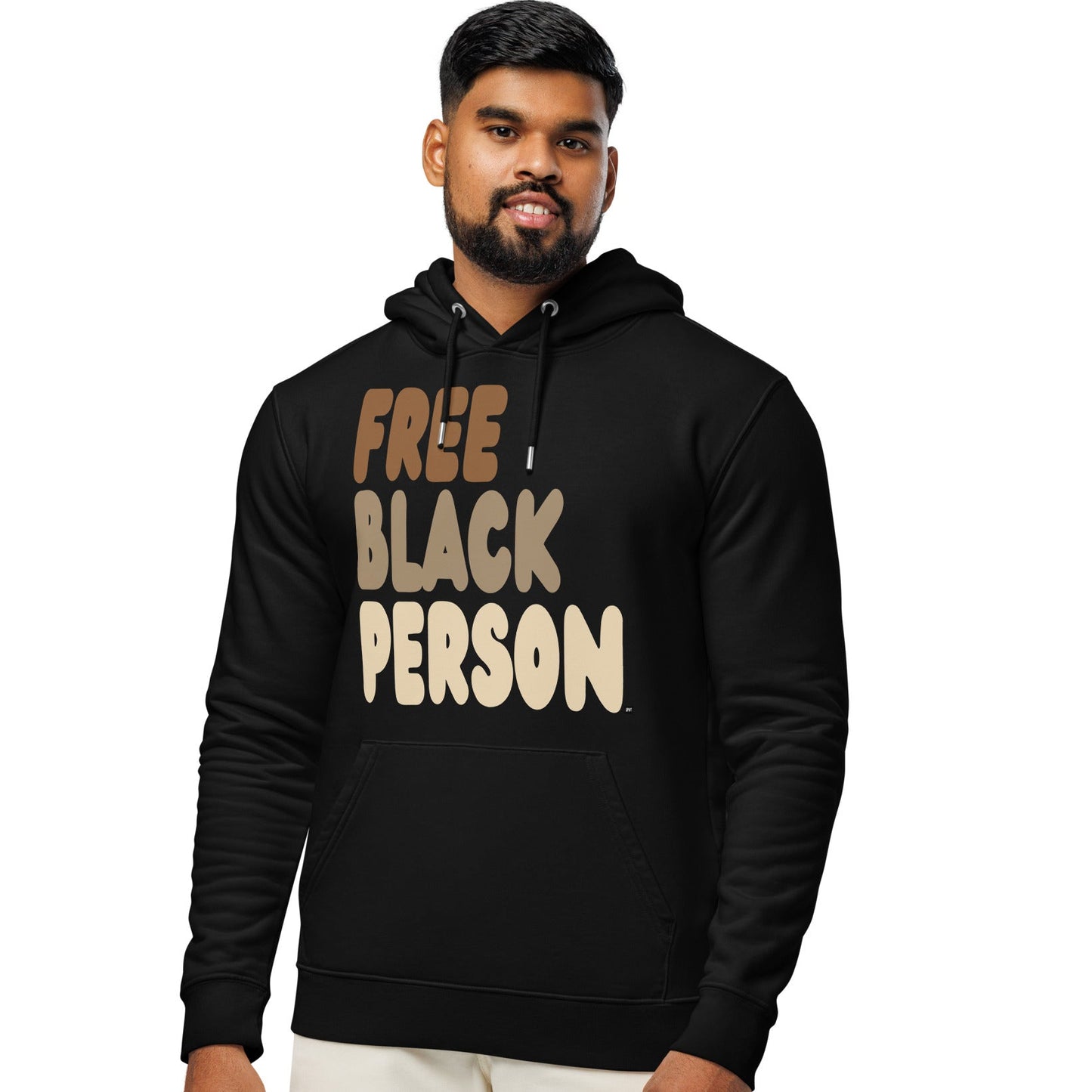 Free Black Person Premium Unisex Hoodie - The APWT Gift Shop