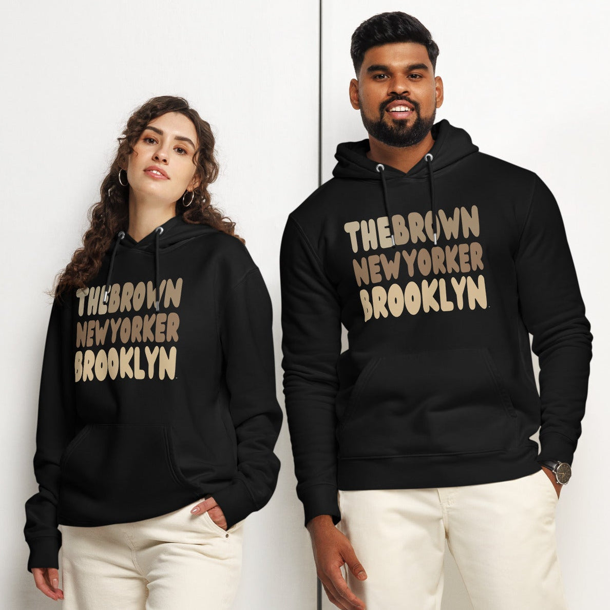 The Brown New Yorker Brooklyn Premium Unisex Hoodie - The APWT Gift Shop