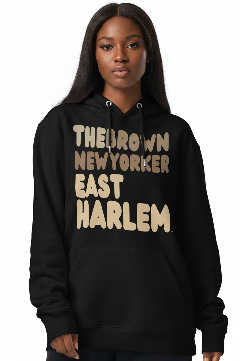 The Brown New Yorker East Harlem Premium Unisex Hoodie - The APWT Gift Shop