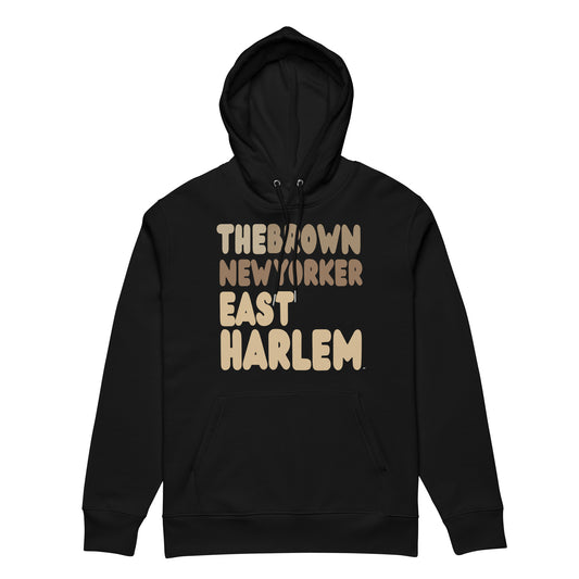 The Brown New Yorker East Harlem Premium Unisex Hoodie - The APWT Gift Shop