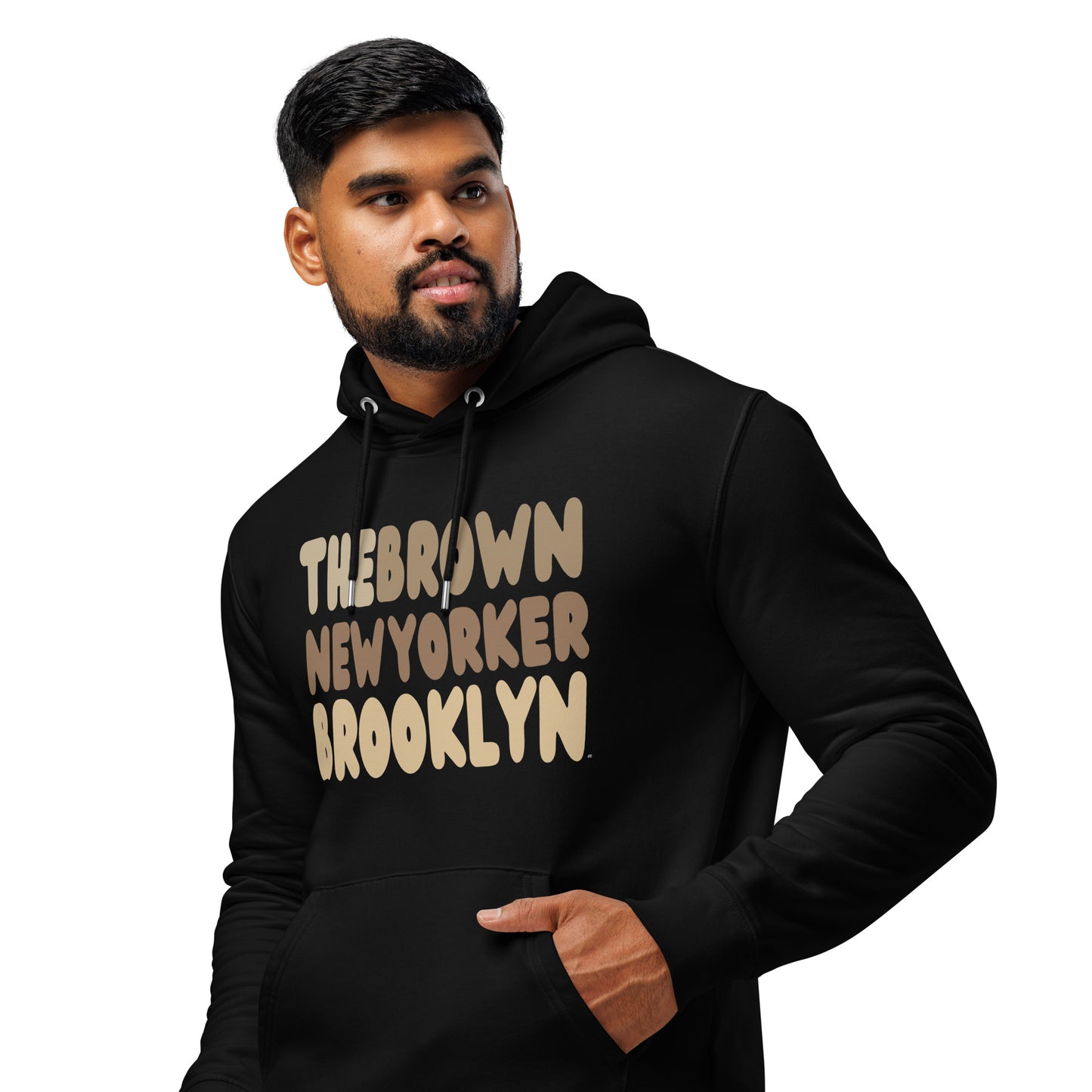 The Brown New Yorker Brooklyn Premium Unisex Hoodie - The APWT Gift Shop