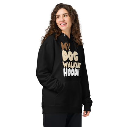 My Dog Walking Hoodie Premium Unisex Hoodie - The APWT Gift Shop