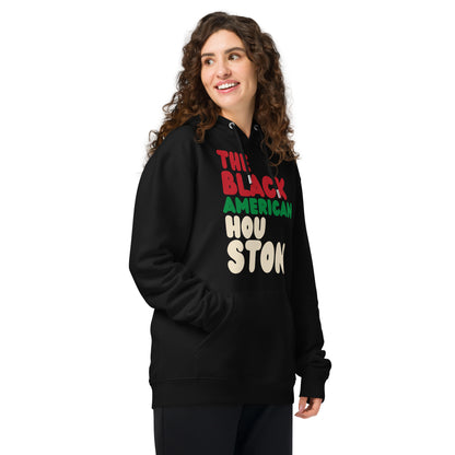 The Black American Houston Premium Unisex Hoodie - The APWT Gift Shop