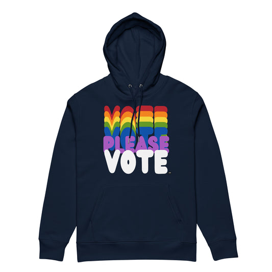 Please Vote in Color Premium Unisex Hoodie - The APWT Gift Shop