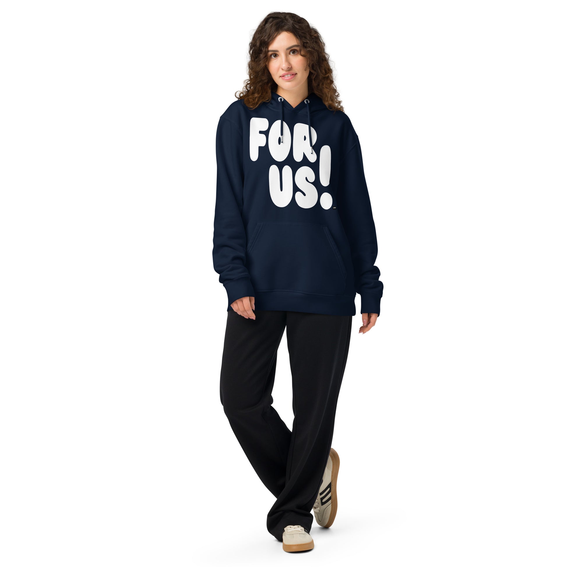 For Us in Blue and White Premium Unisex Hoodie - The APWT Gift Shop