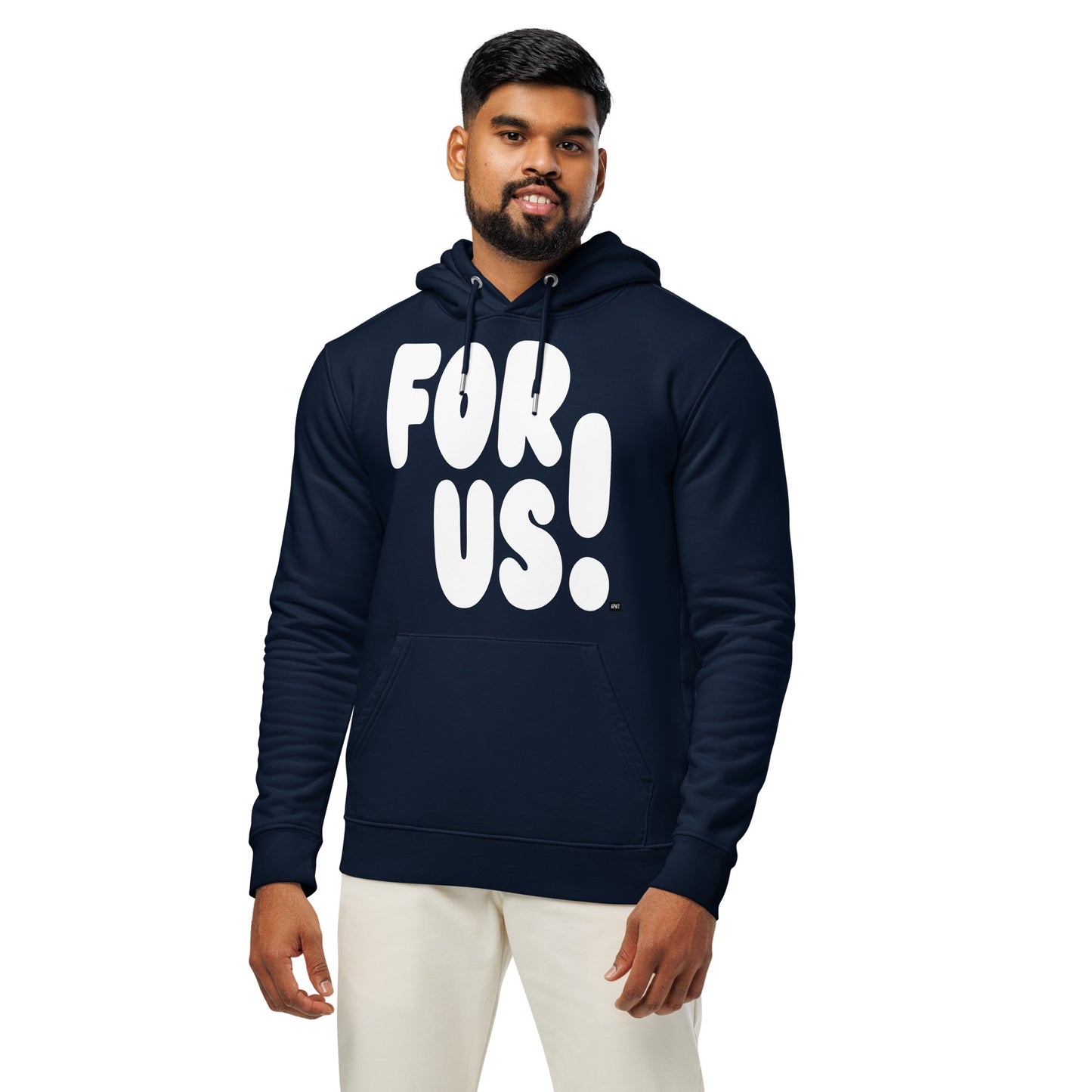 For Us in Blue and White Premium Unisex Hoodie - The APWT Gift Shop