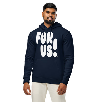 For Us in Blue and White Premium Unisex Hoodie - The APWT Gift Shop