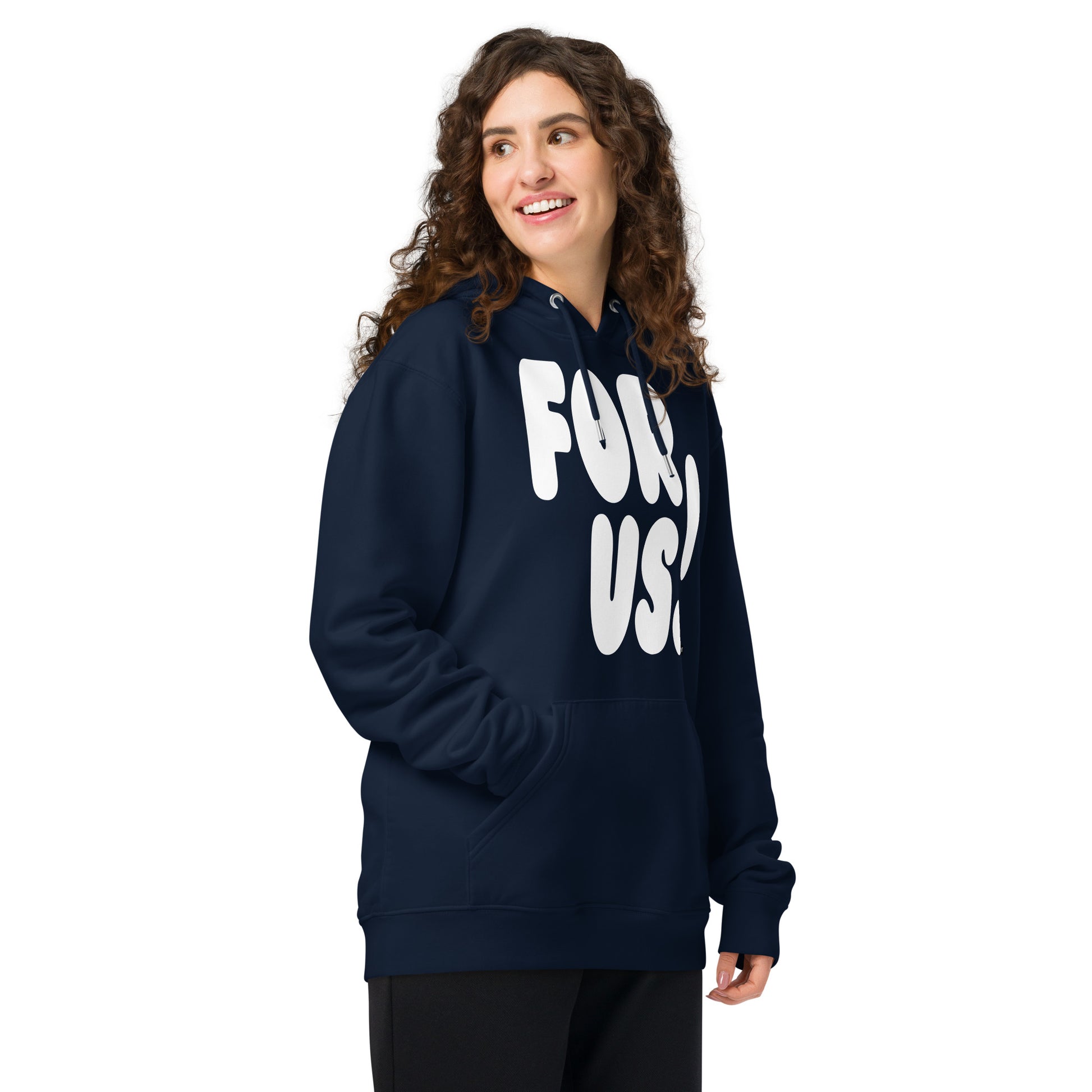 For Us in Blue and White Premium Unisex Hoodie - The APWT Gift Shop