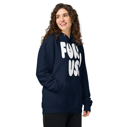For Us in Blue and White Premium Unisex Hoodie - The APWT Gift Shop