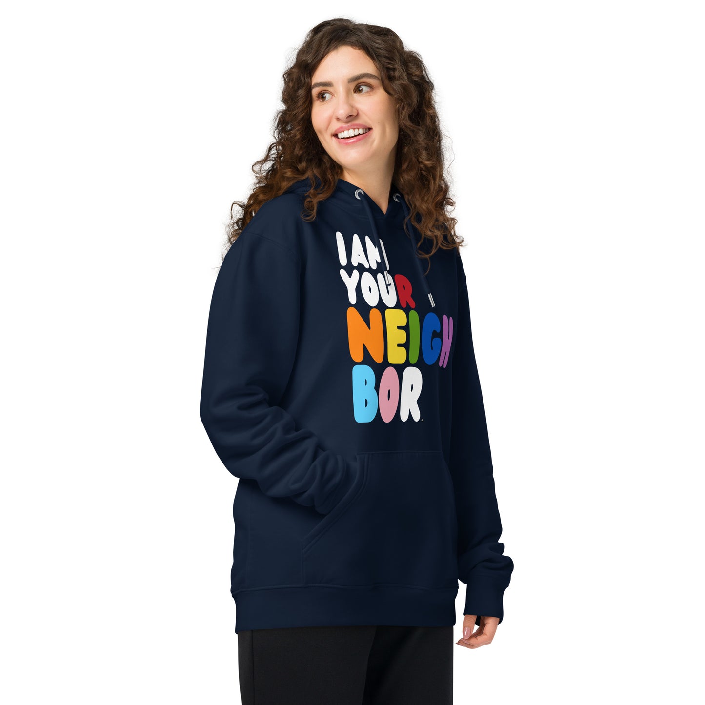 I Am Your Neighbor in Color Premium Unisex Hoodie - The APWT Gift Shop