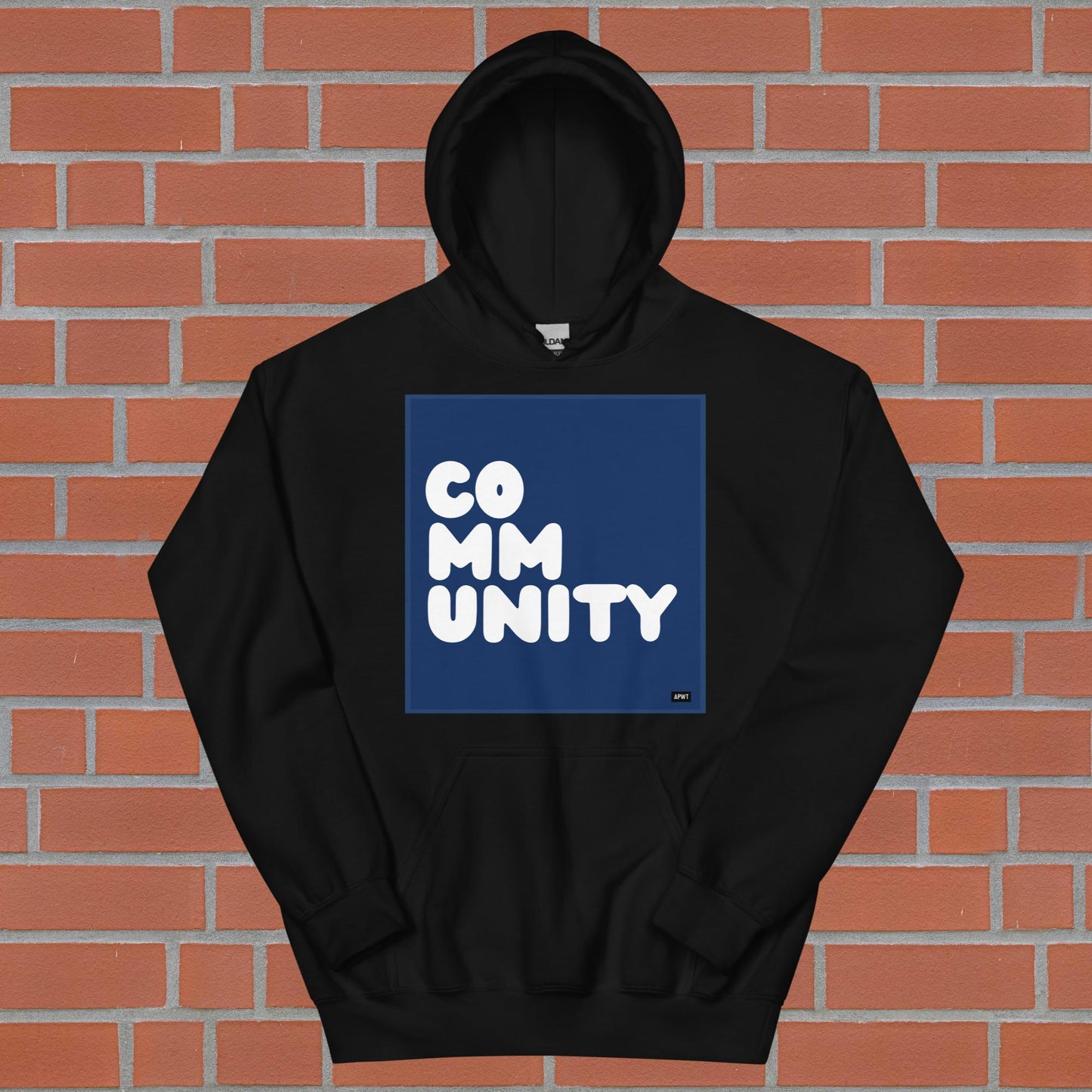 A Community in Dark Blue Unisex Hoodie - Available in Assorted Colors
