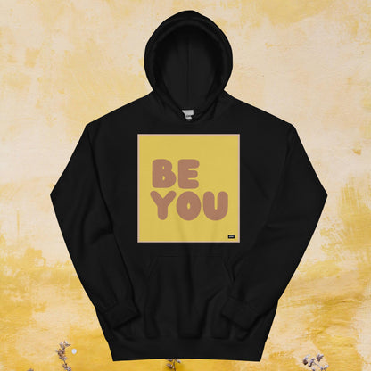 Be You in Yellow and Brown Unisex Hoodie - Available in Assorted Colors