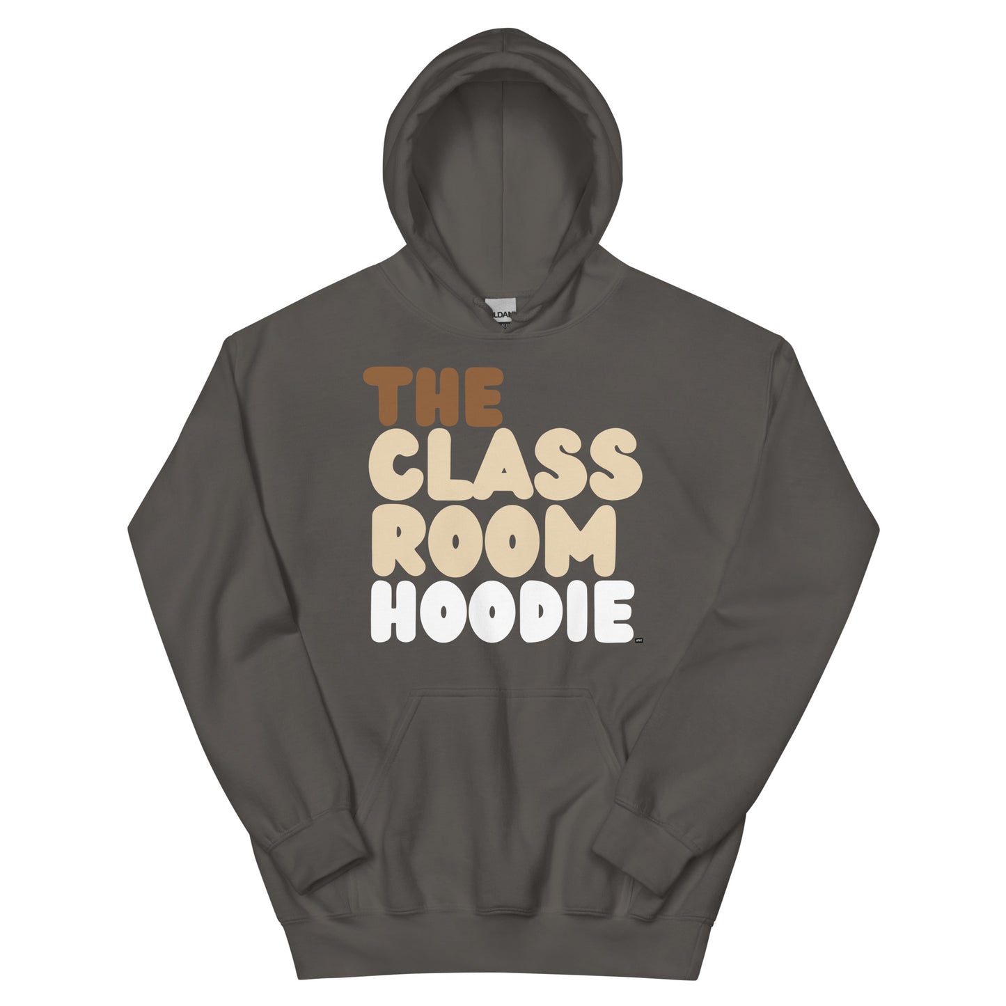 The APWT Gift Shop's the Classroom Hoodie Unisex Hoodie from the Day in the Life Collection in Charcoal Grey