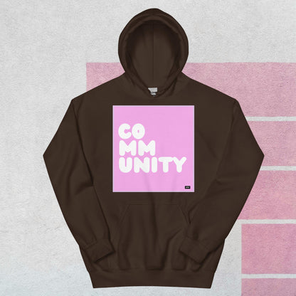 A Community in Pink Unisex Hoodie - Available in Assorted Colors