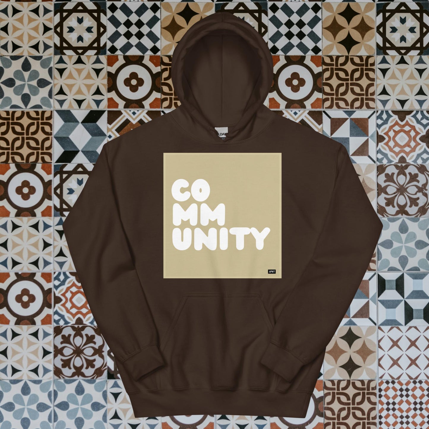 A Community in Beige Unisex Hoodie - Available in Assorted Colors