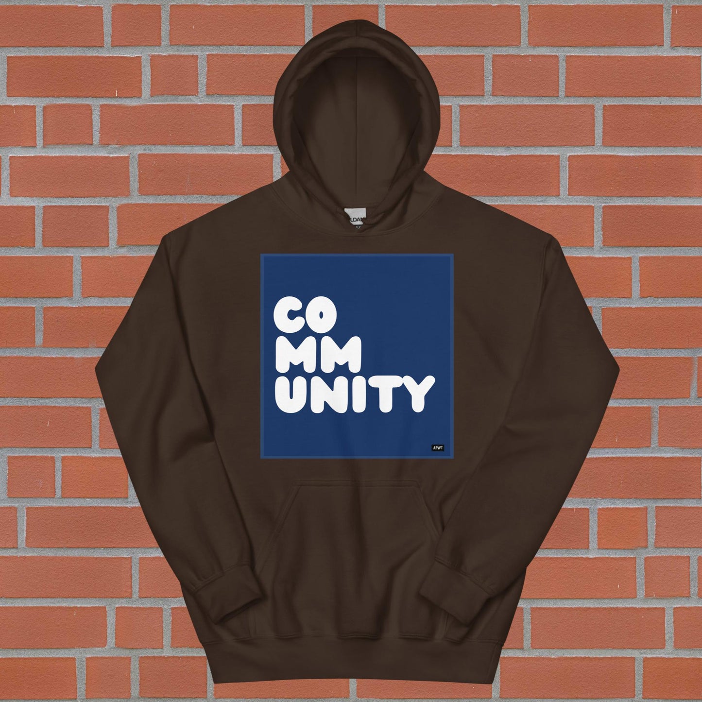 A Community in Dark Blue Unisex Hoodie - Available in Assorted Colors