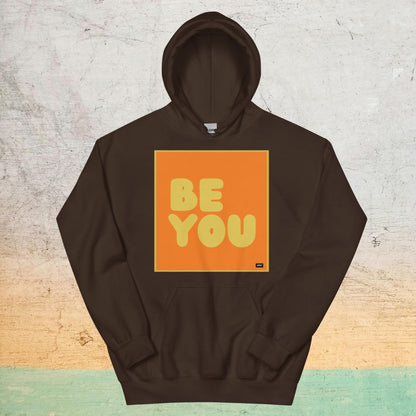 Be You in Orange and Yellow Unisex Hoodie - Available in Assorted Colors