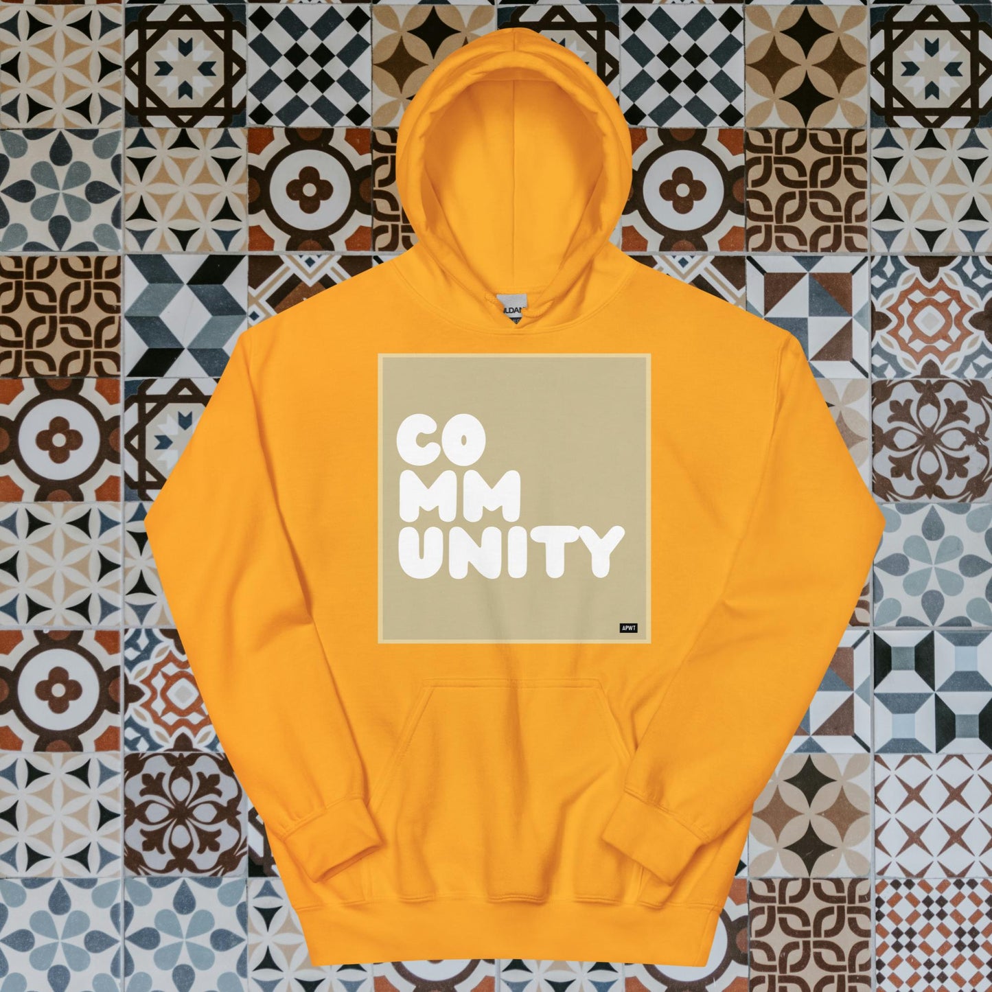 A Community in Beige Unisex Hoodie - Available in Assorted Colors