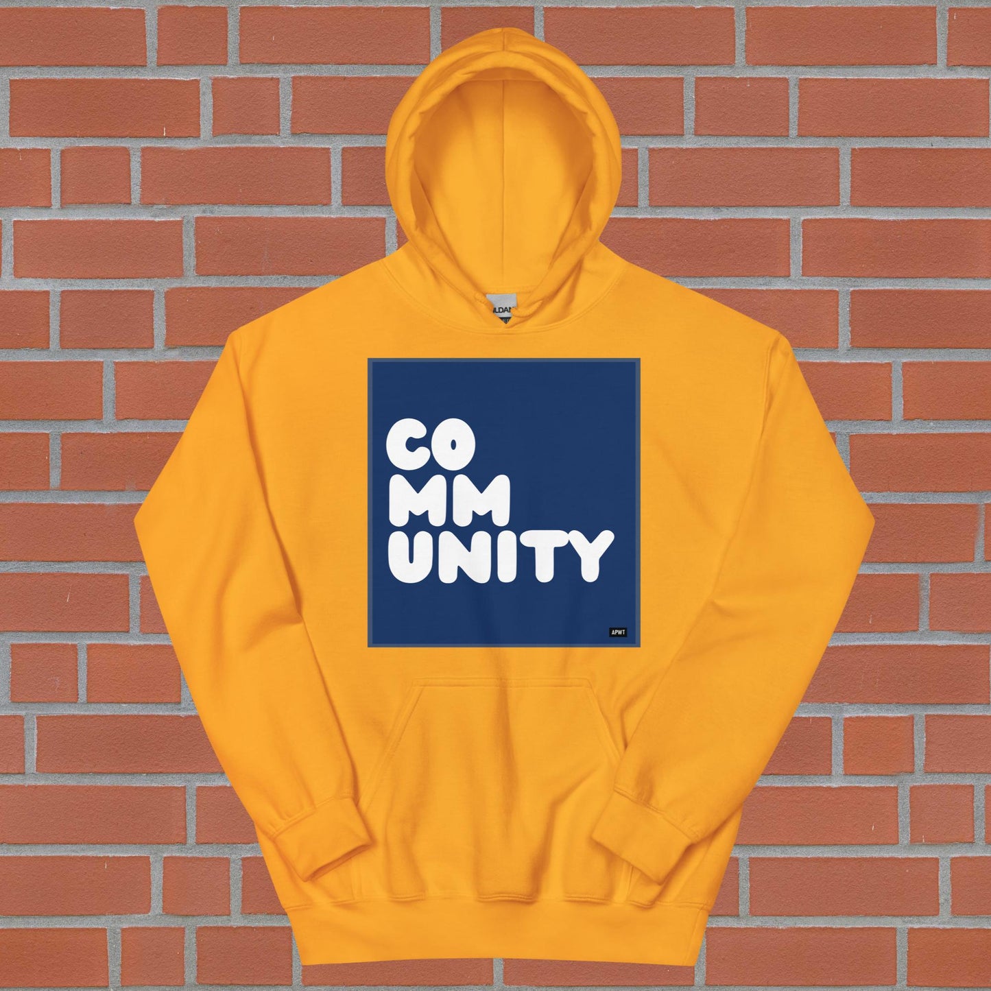 A Community in Dark Blue Unisex Hoodie - Available in Assorted Colors