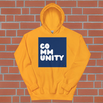 A Community in Dark Blue Unisex Hoodie - Available in Assorted Colors
